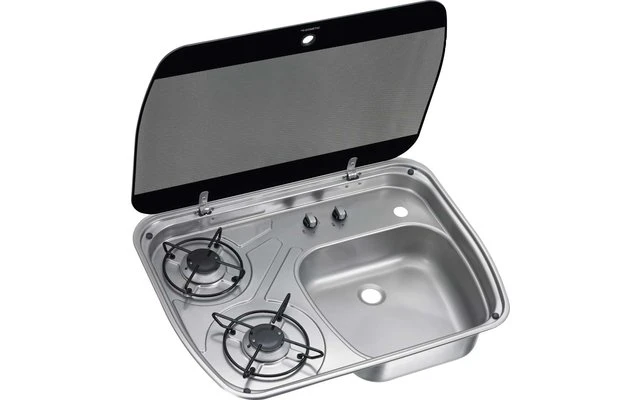 Waeco Combinación De Cocina Y Fregadero De 2 Fuegos Dometic HSG 2445