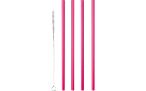 Pajitas Reutilizables Metaltex Incl. Cepillo De Limpieza 12 Uds.