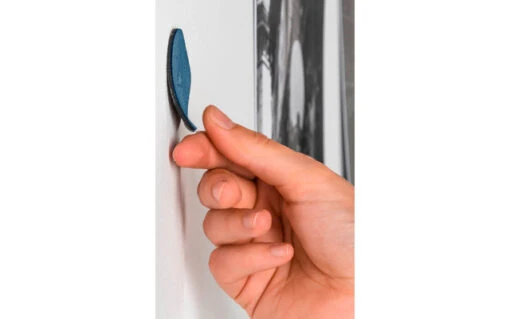 Silwy The One Metal Magnet Hook Incl. Metal Nano Gel Pad 6,5 Cm 2-pcs. Negro