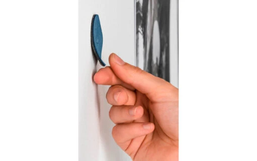 Gancho Magnético Silwy Flex Incl. Almohadillas Metálicas De Nano Gel De 5 Cm 8 Piezas Azul