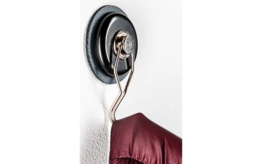 Silwy The One Metal Magnet Hook Incl. Metal Nano Gel Pad 6,5 Cm 2-pcs. Negro - Imagen 2