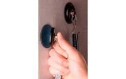 Silwy The One Metal Magnet Hook Incl. Metal Nano Gel Pad 6,5 Cm 2-pcs. Negro -Tienda Utensilios Cocina 297801 2652682