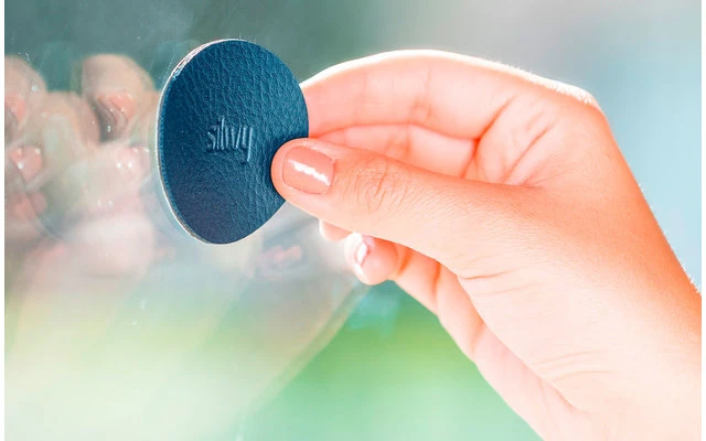 Silwy The One Metal Magnet Hook Incl. Metal Nano Gel Pad 6,5 Cm 2-pcs. Azul - Imagen 4
