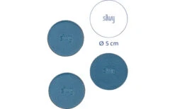 Almohadillas Magnéticas Silwy 5 Cm Juego De 4 Azules