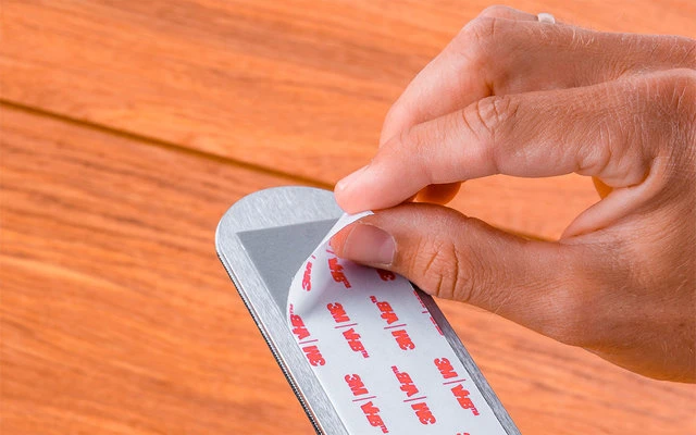 Silwy Barra Metálica Magnética De 25 Cm Con Revestimiento De Cuero Negro - Imagen 7