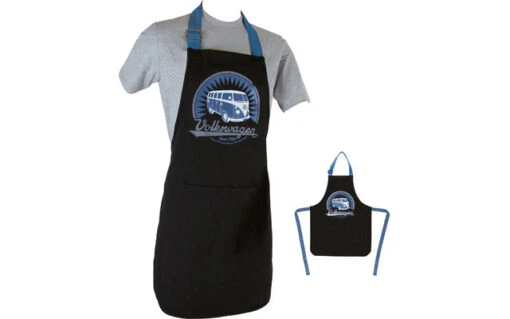 Delantal De Cocina VW Collection T1 Bulli Negro - Imagen 5