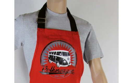 Delantal De Cocina VW Collection T1 Bulli Negro - Imagen 2