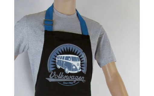Delantal De Cocina VW Collection T1 Bulli Negro - Imagen 6