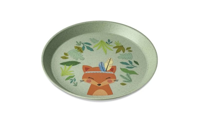 Koziol Connect Plate Placa Pequeña Jungle Organic Turquoise 205 Mm - Imagen 3
