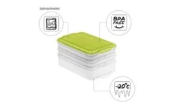 Rotho Foodcenter Rondo Caja De Conservación De La Frescura De 3 Piezas