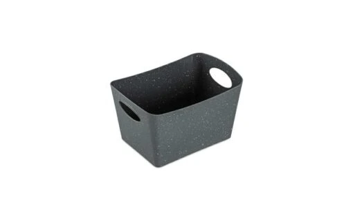Koziol Caja De Almacenamiento Boxxx S Reciclado Gris Ceniza 1 Litro Gris Oscuro - Imagen 3