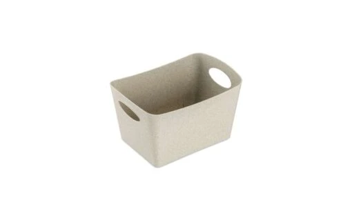 Koziol Caja De Almacenamiento Boxxx S Reciclado Gris Ceniza 1 Litro Gris Oscuro - Imagen 2