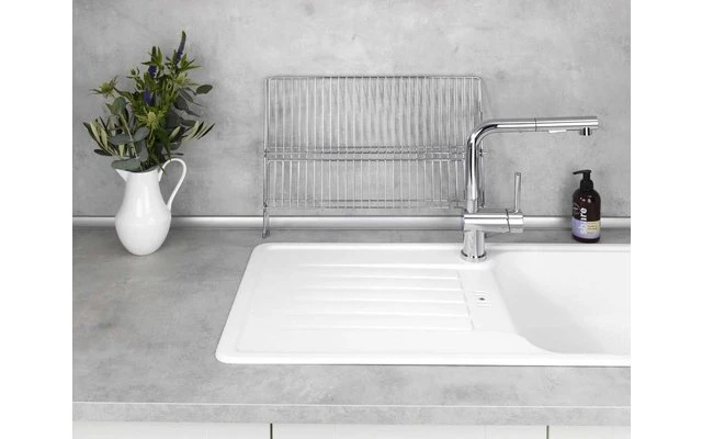 Wenko Dish Drainer Duo Cromado - Imagen 3