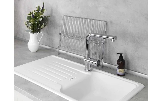 Wenko Dish Drainer Duo Cromado - Imagen 4