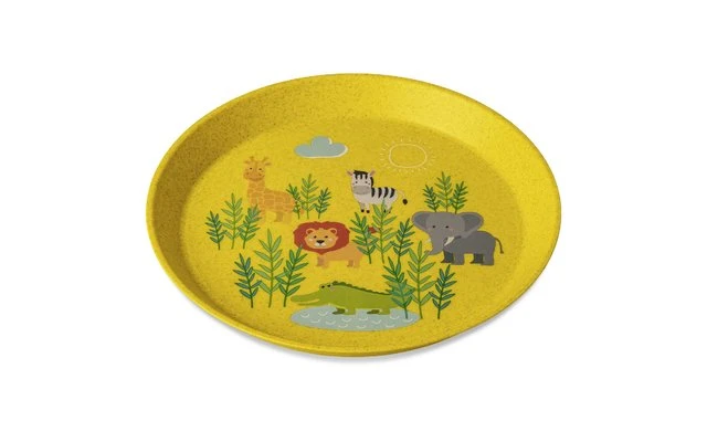 Koziol Connect Plate Placa Pequeña Jungle Organic Turquoise 205 Mm