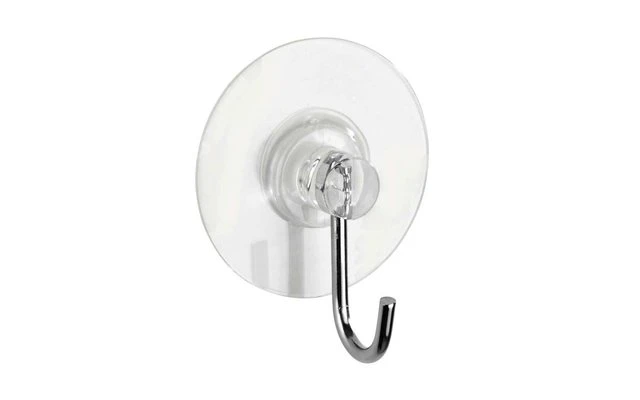 Wenko Static-Loc Gancho De Pared De Níquel Óptica De Acero Inoxidable Juego De 4 - Imagen 7