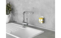 Wenko Turbo-Loc Soporte De Esponja De Acero Inoxidable, Fijación Sin Taladrar -Tienda Utensilios Cocina 516854 3543944