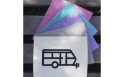 Toalla Sueca Pufz Caravan Retro Grey