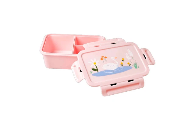 Rice Fiambrera De Melamina Con Ranas Azul Claro 21 X 14 X 7,5 Cm - Imagen 2