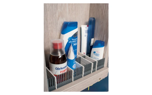 Purvario Pure Light Edition Juego De Rieles De Almacenamiento Para Cajones 8 Piezas Antracita / Gris