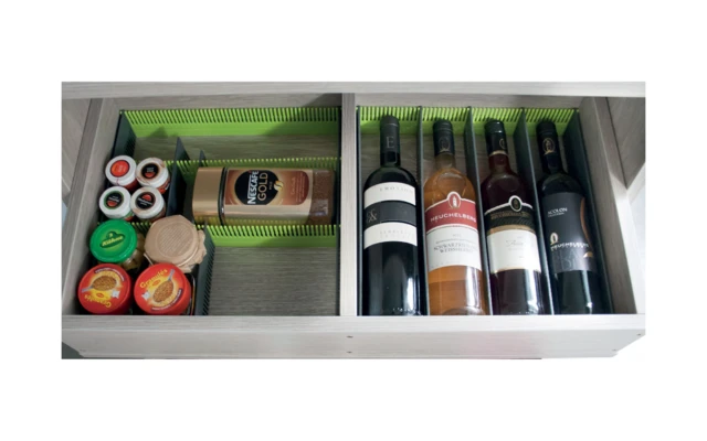 Purvario Pure Light Edition Juego De Rieles De Almacenamiento Para Cajones 8 Piezas Antracita / Gris - Imagen 4