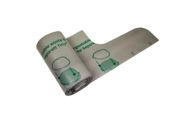 Separett Pequeñas Bolsas De Basura Compostables Hasta 14,5 Litros 10 Unidades - Imagen 2
