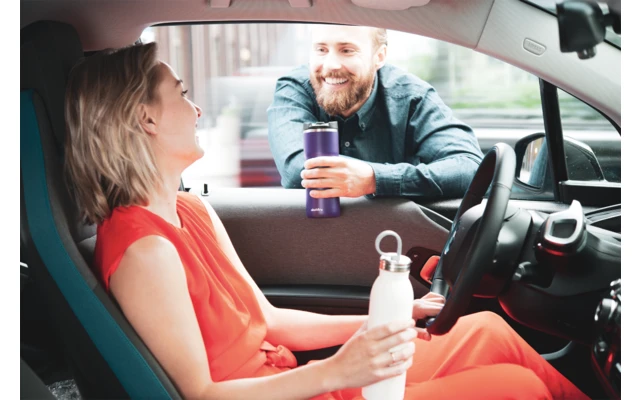 Taza De Acero Inoxidable Aislante Aladdin Chilled Thermavac De 0,55 Litros, Negra - Imagen 6