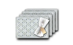 Westmark Arabesque Placemats 4 Piezas 43.5 X 28.5 Cm Taupe