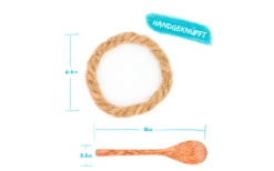 Juego De 2 Cáscaras De Coco Con Cuchara Y Soporte -Tienda Utensilios Cocina 636875 4445219