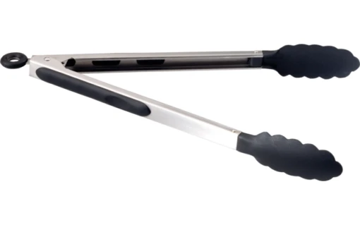 Elo Zipp Zapp Pinzas Para Parrilla Negro Plata 27 Cm - Imagen 2