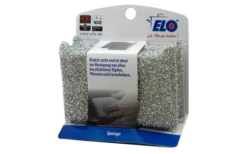 Juego De 2 Esponjas Para Fregadero Elo Plateadas