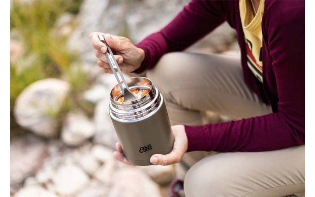 Esbit Classic Stainless Steel Thermos Food 1000 Ml Olive Green - Imagen 2