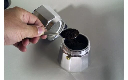 Origin Outdoors Espresso Maker Bellanapoli 9 Tazas Aluminio Natural - Imagen 4