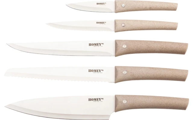 Homeys Cuchillo Vitt 33 Cm Beige/plata - Imagen 2