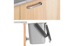 Papelera Metaltex-tex Verde -Tienda Utensilios Cocina 737120 4966172