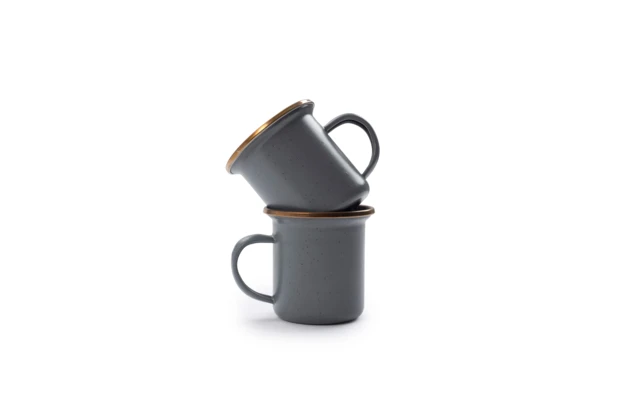 Barebones Tazas Espresso 2 Piezas Gris Piedra - Imagen 5