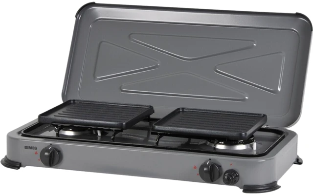 Gimeg Cocina Duogrill 2 Quemadores Gris