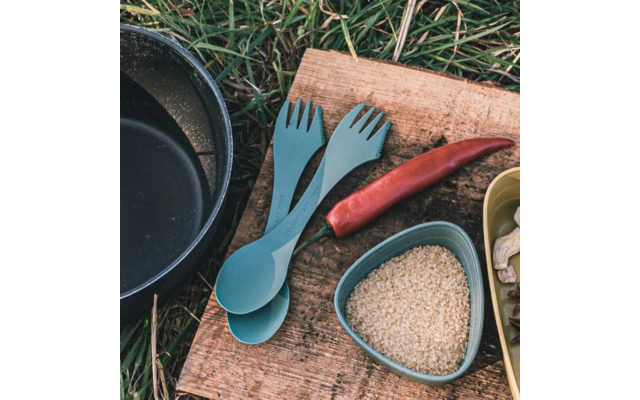 Light My Fire Spork Original Organic Cutlery Hazyblue - Imagen 4